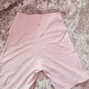 Lululemon Athletica Light Pink Bike Shorts